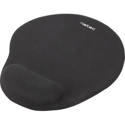 Natec Ergonomic Marmot Mouse Pad (245mm) με Στήριξη Καρπού Μαύρο NPF-0783