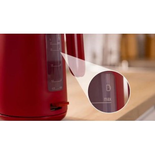 Bosch Mymoment Βραστήρας 1.7lt 2400W Κόκκινος