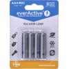 everActive Silver Line Επαναφορτιζόμενες Μπαταρίες AAA Ni-MH 800mAh 1.2V 4τμχ