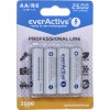 everActive Professional Line Επαναφορτιζόμενες Μπαταρίες AA Ni-MH 2600mAh 1.2V 4τμχ
