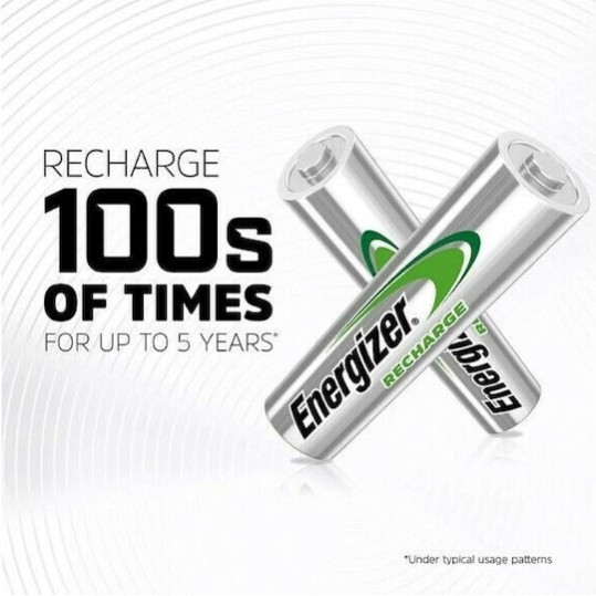 Energizer Power Plus Επαναφορτιζόμενες Μπαταρίες AA Ni-MH 2000mAh 1.2V 4τμχ