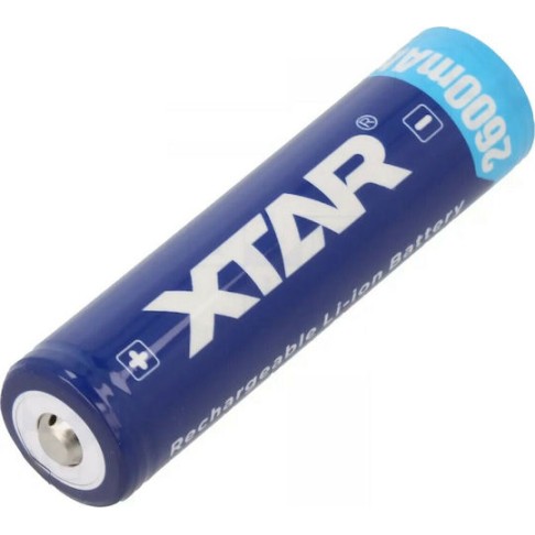XTAR Επαναφορτιζόμενη Μπαταρία 18650 Li-ion 2600mAh 3.7V 1τμχ