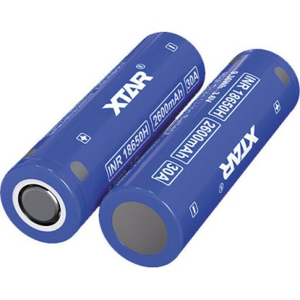 XTAR Επαναφορτιζόμενη Μπαταρία 18650 Li-ion 2600mAh 3.7V 1τμχ