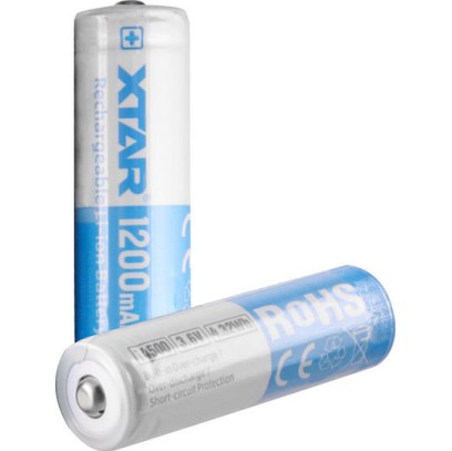 XTAR Επαναφορτιζόμενη Μπαταρία 14500 Li-ion 1200mAh 3.7V 1τμχ