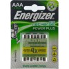 Energizer Power Plus Επαναφορτιζόμενες Μπαταρίες AAA Ni-MH 700mAh 1.2V 4τμχ