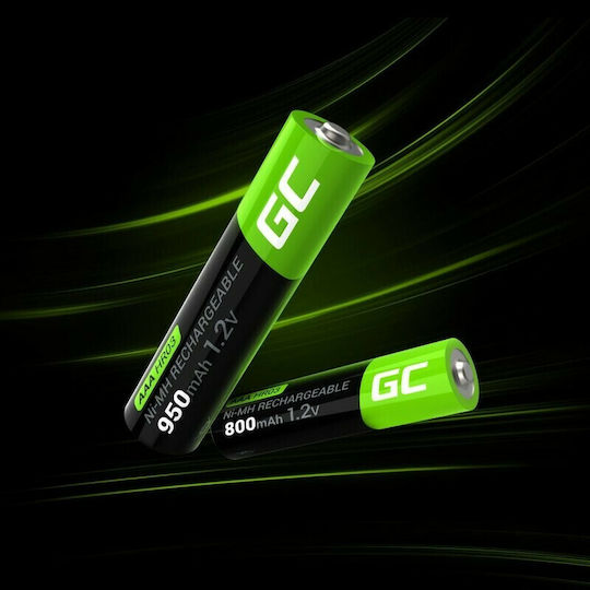 Green Cell Επαναφορτιζόμενες Μπαταρίες AAA Ni-MH 800mAh 1.2V 4τμχ