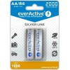 everActive Silver Line Επαναφορτιζόμενες Μπαταρίες AA Ni-MH 2000mAh 1.2V 2τμχ