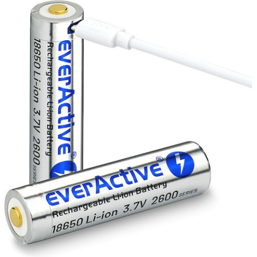 everActive Επαναφορτιζόμενη Μπαταρία 18650 Li-ion 2600mAh 3.7V 1τμχ