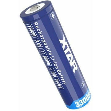 XTAR Επαναφορτιζόμενη Μπαταρία 18650 Li-ion 3300mAh 3.7V 1τμχ