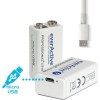 everActive Professional Επαναφορτιζόμενη Μπαταρία 9V Li-ion 500mAh 1τμχ