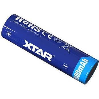 XTAR Επαναφορτιζόμενη Μπαταρία 18650 Li-ion 3600mAh 3.7V 1τμχ