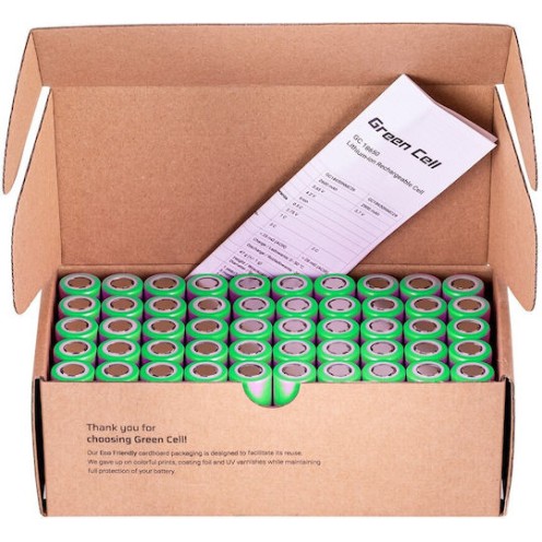 Green Cell 50gc18650nmc29 Household Battery Rechargeable 18650 Lithium-ion Li-ion Battery