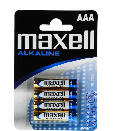 Maxell Αλκαλικές Μπαταρίες AAA 1.5V 4τμχ