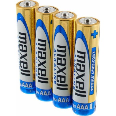 Maxell Αλκαλικές Μπαταρίες AAA 1.5V 4τμχ
