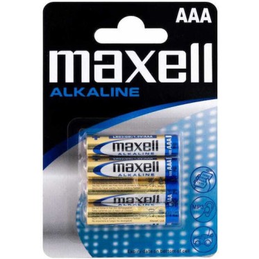 Maxell Αλκαλικές Μπαταρίες AAA 1.5V 4τμχ