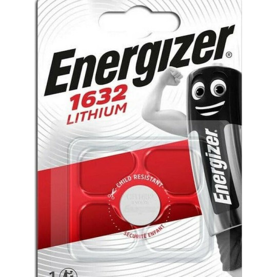 Energizer Μπαταρία Λιθίου Ρολογιών CR1632 3V 1τμχ