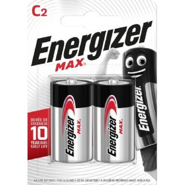 Energizer Max Αλκαλικές Μπαταρίες C 1.5V 2τμχ