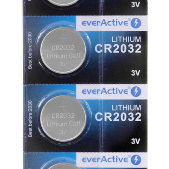 everActive Μπαταρίες Λιθίου Ρολογιών CR2032 3V 5τμχ