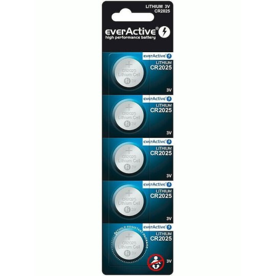 everActive Μπαταρίες Λιθίου Ρολογιών CR2032 3V 5τμχ