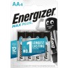 Energizer Max Plus Αλκαλικές Μπαταρίες AA 1.5V 4τμχ