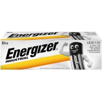 Energizer Industrial Αλκαλικές Μπαταρίες D 1.5V 12τμχ