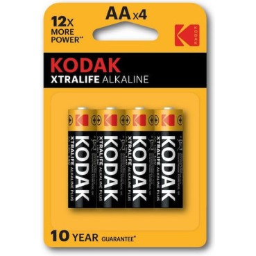 Kodak Xtralife Αλκαλικές Μπαταρίες AA 1.5V 4τμχ