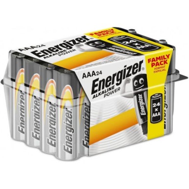 Energizer Power Αλκαλικές Μπαταρίες AAA 1.5V 24τμχ