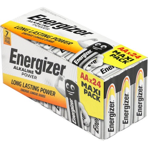 Energizer Power Αλκαλικές Μπαταρίες AAA 1.5V 24τμχ