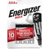 Energizer Max Αλκαλικές Μπαταρίες AAA 1.5V 4τμχ