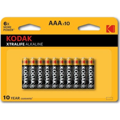 Kodak Xtralife Αλκαλικές Μπαταρίες AAA 1.5V 10τμχ