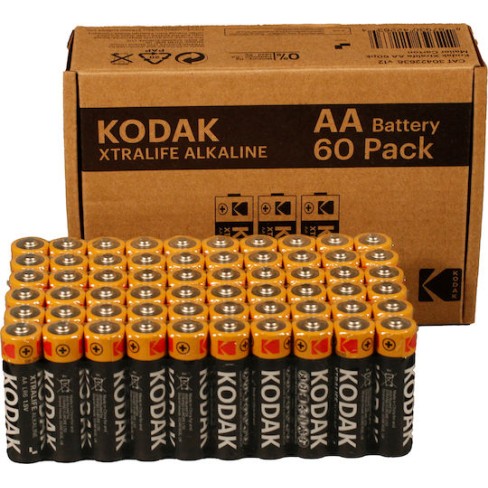Kodak Xtralife Αλκαλικές Μπαταρίες AA 1.5V 60τμχ