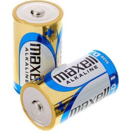Maxell Αλκαλικές Μπαταρίες D 1.5V 2τμχ