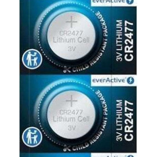 everActive Μπαταρίες Λιθίου Ρολογιών CR2477 3V 5τμχ