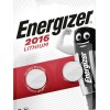 Energizer Μπαταρίες Λιθίου Ρολογιών CR2016 3V 2τμχ