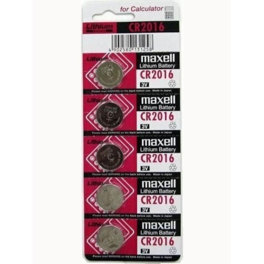 Maxell Hologram Μπαταρίες Λιθίου Ρολογιών CR2016 3V 5τμχ