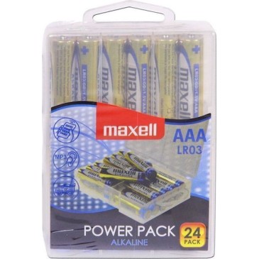 Maxell Αλκαλικές Μπαταρίες AAA 1.5V 24τμχ