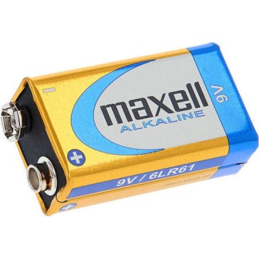 Maxell Αλκαλική Μπαταρία 9V 1τμχ