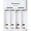 Panasonic Eneloop Basic BQ-CC61 USB Φορτιστής 4 Μπαταριών Ni-MH Μεγέθους AA/AAA σε Λευκό χρώμα