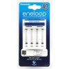 Panasonic Eneloop Basic BQ-CC61 USB Φορτιστής 4 Μπαταριών Ni-MH Μεγέθους AA/AAA σε Λευκό χρώμα