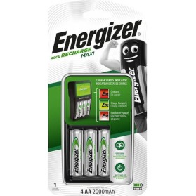 Energizer ACCU Recharge Maxi Φορτιστής 4 Μπαταριών Ni-MH Μεγέθους AA/AAA Σετ με 4x AA 2000mAh