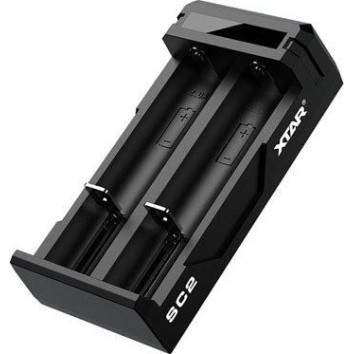XTAR SC2 USB Φορτιστής 2 Μπαταριών Li-ion Μεγέθους 18650/26650/14500
