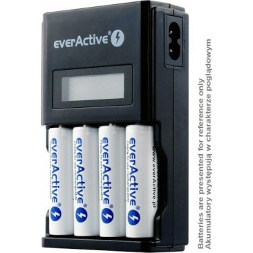 everActive NC-450 Φορτιστής 4 Μπαταριών Ni-MH Μεγέθους AA/AAA