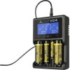 XTAR VC4 USB Φορτιστής 4 Μπαταριών Li-ion/Ni-MH Μεγέθους AA/AAA/D/18650