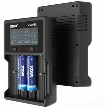 XTAR VC4SL USB Φορτιστής 4 Μπαταριών Li-ion/Ni-MH Μεγέθους AA/AAA