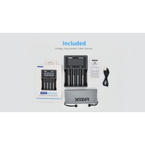 XTAR VC4SL USB Φορτιστής 4 Μπαταριών Li-ion/Ni-MH Μεγέθους AA/AAA