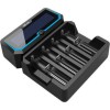 XTAR X4 Φορτιστής 4 Μπαταριών Li-ion Μεγέθους AA/AAA/18650/21700/16340/26650/14500