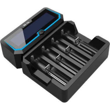 XTAR X4 Φορτιστής 4 Μπαταριών Li-ion Μεγέθους AA/AAA/18650/21700/16340/26650/14500