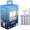 Panasonic Basic BQ-CC51 Φορτιστής 4 Μπαταριών Ni-MH Μεγέθους AA/AAA Σετ με 4x ΑΑ 2000mAh σε Λευκό χρώμα