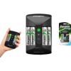 Energizer ACCU Recharge Pro Φορτιστής 4 Μπαταριών Ni-MH Μεγέθους AA/AAA Σετ με 4x AA 2000mAh