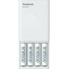 Panasonic Eneloop Smart & Quick BQ-CC87 USB Φορτιστής 4 Μπαταριών Ni-MH Μεγέθους AA/AAA σε Λευκό χρώμα